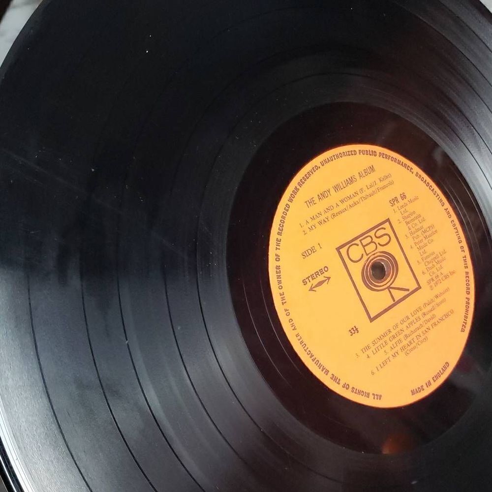 Andy Williams Vinyl Record - Picture 12 of 14